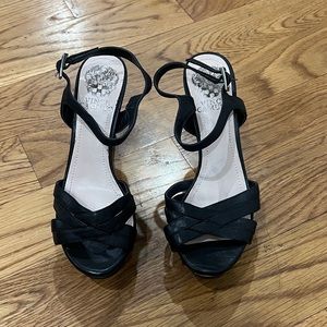 Vince Camuto Platform Heels in Black.